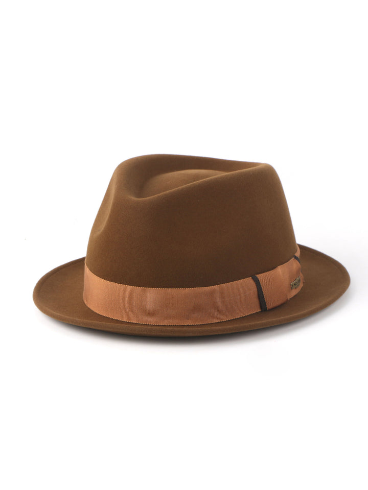 Gabe- Classic Short-Brim Wool Fedora Hat,  Timeless & Modern Style
