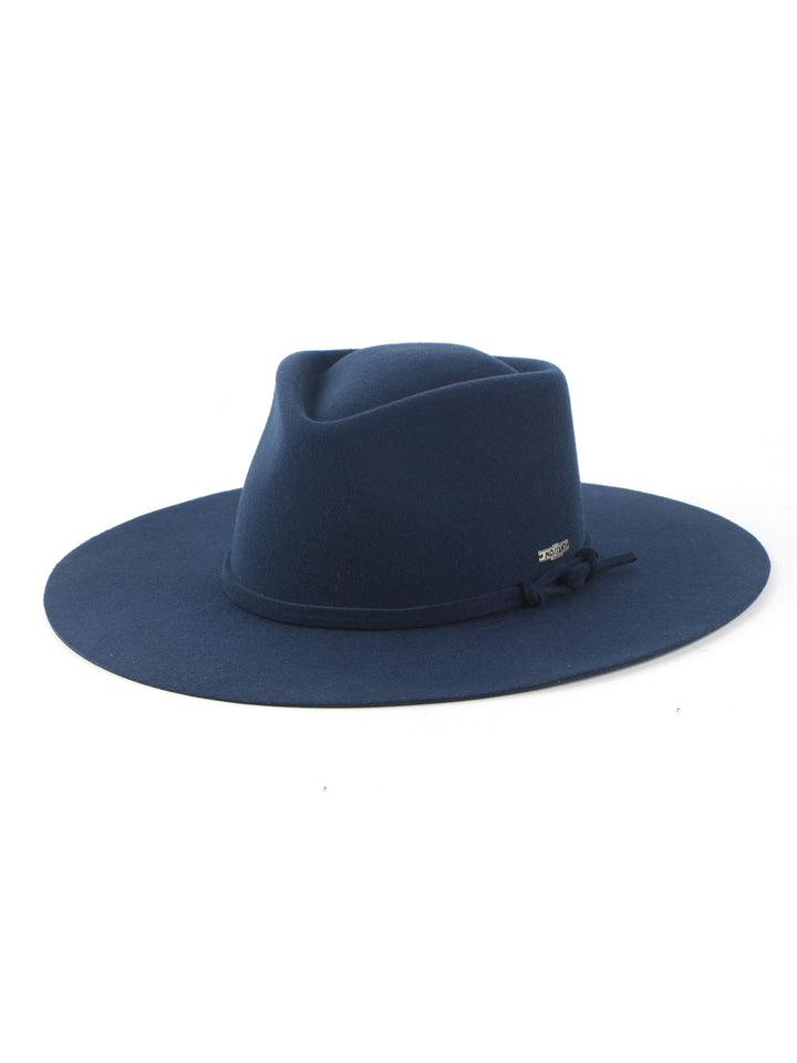 Galinda -Boho Wide-Brim Wool Fedora, Elegant & Modern Style