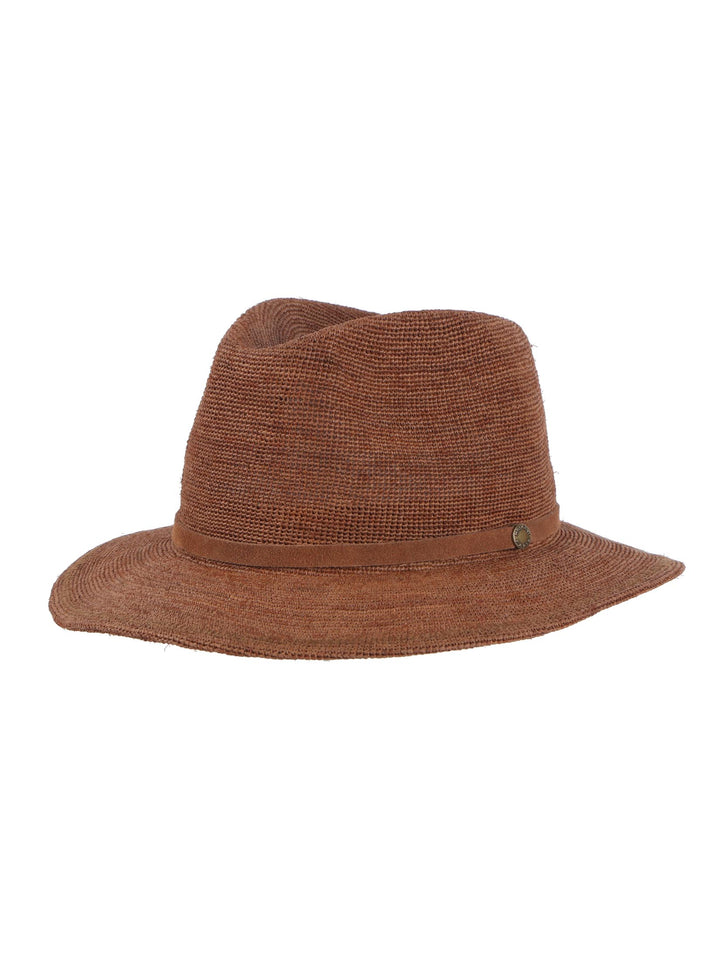 Raffia Straw Fedora Hat – Rollable & Lightweight | Mossant Paris | Adams