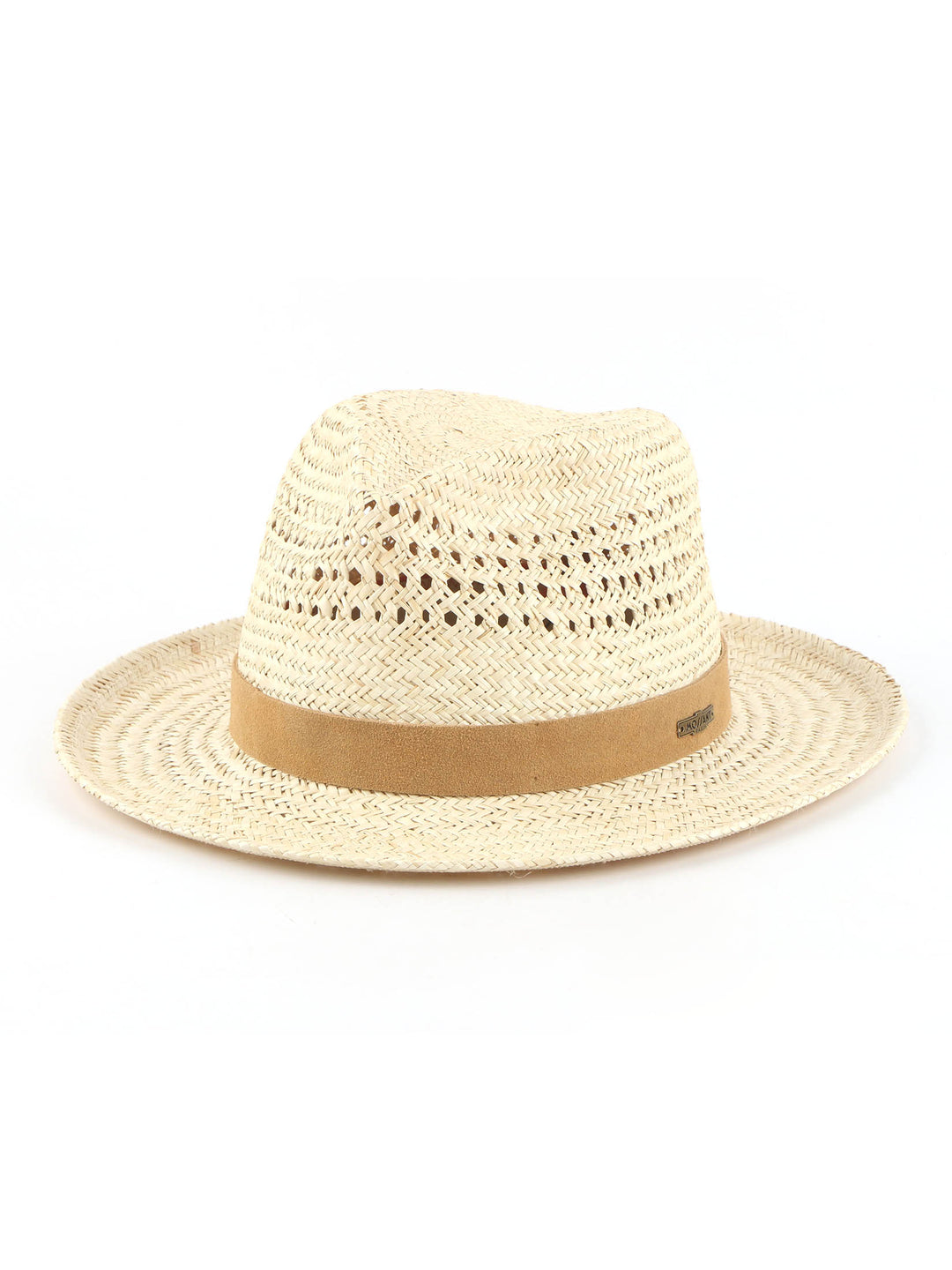 Palm Straw Fedora Hat | Unisex Summer Straw Hat | Mossant Paris