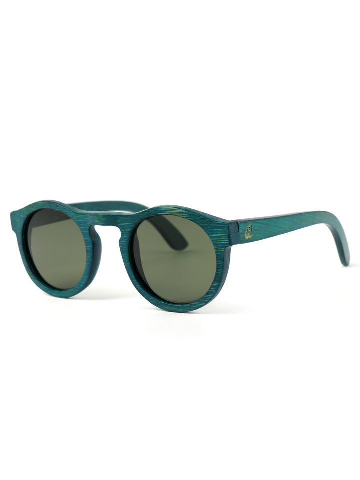 Verde Bamboo Sunglasses – Green Frame & Polarized Lenses