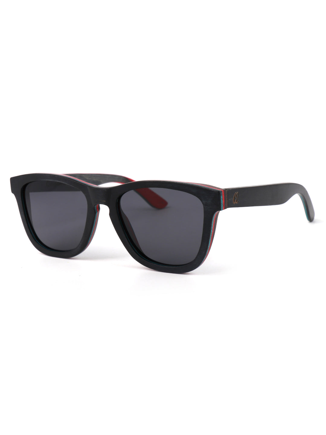 Black SkateWood Sunglasses – Dark Grey Polarized | Hada