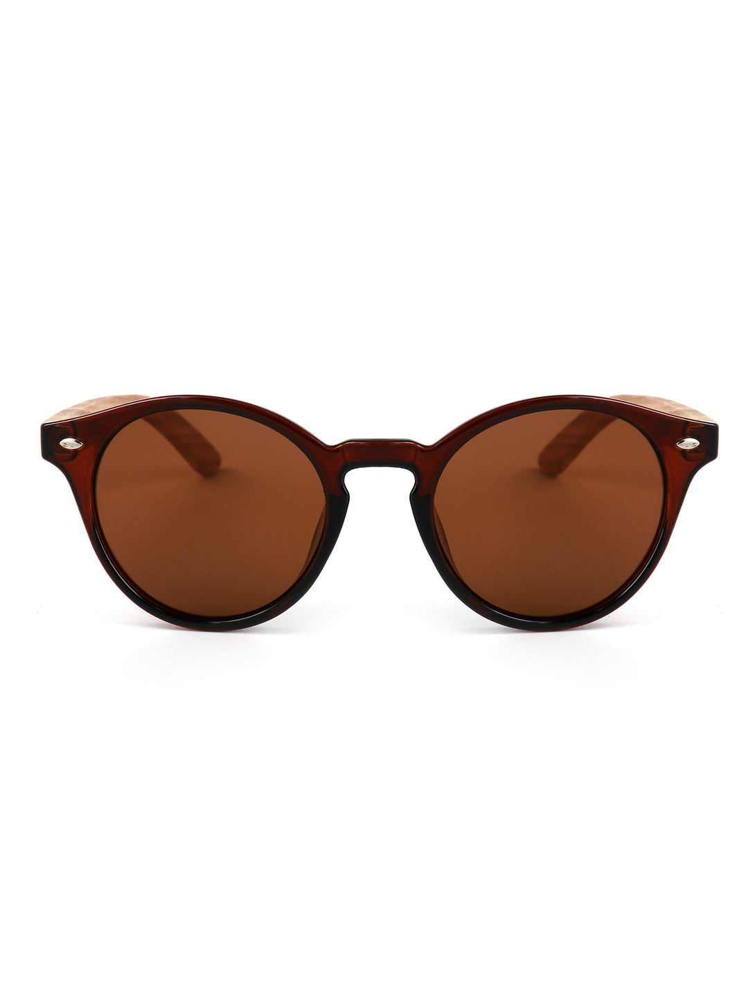 Jadon Round Acetate x Wood Sunglasses – Polarized Collection