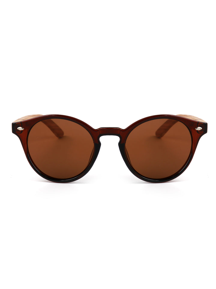 Jadon Round Acetate x Wood Sunglasses – Polarized Collection