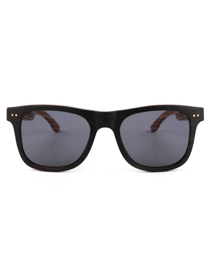 Ifan - Multi-Layer Wood Sunglasses Series – Ebony Laminate Polarized Shades