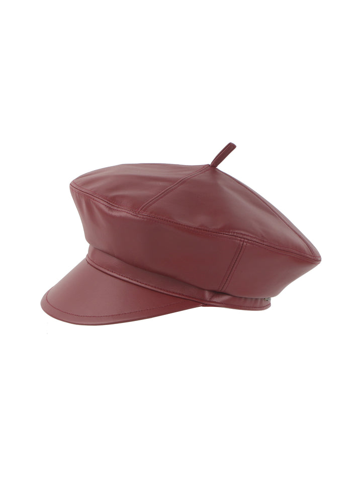 Mossant Paris Lambskin Leather Cap – Soft, Lightweight & Premium Style