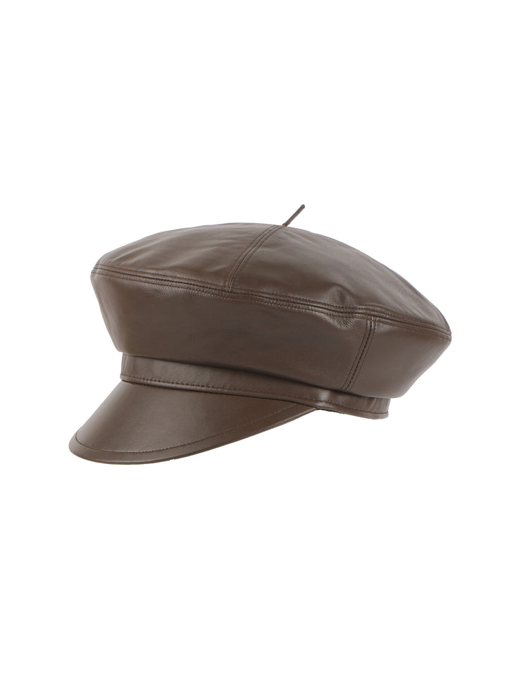 Mossant Paris Lambskin Leather Cap – Soft, Lightweight & Premium Style