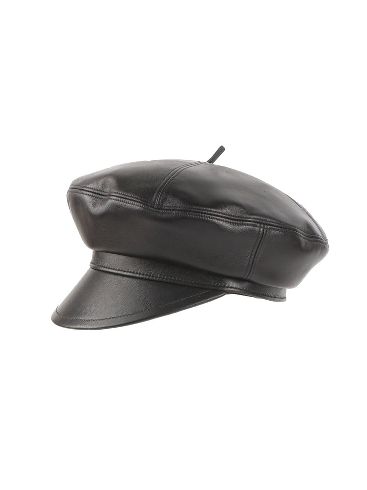 Mossant Paris Lambskin Leather Cap – Soft, Lightweight & Premium Style