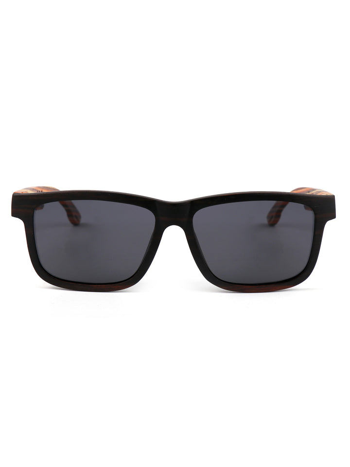 Valor Wood Sunglasses – Pop Color Temples, Polarized Street Edition