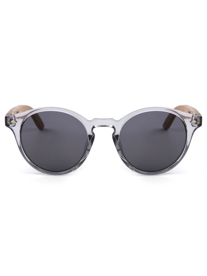 Jadon Round Acetate x Wood Sunglasses – Polarized Collection