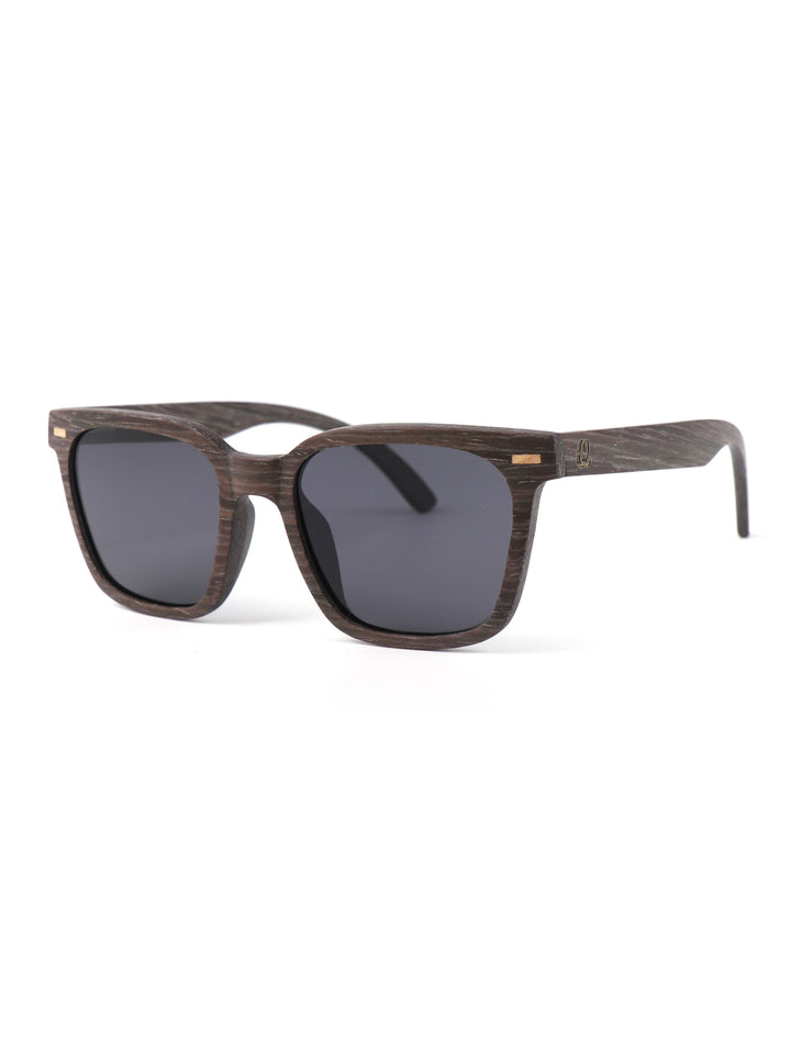 Laia - Laminate Wood Sunglasses- Natural Frames, Polarized Lenses