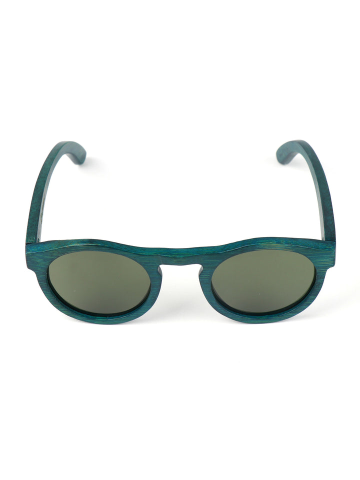 Verde Bamboo Sunglasses – Green Frame & Polarized Lenses