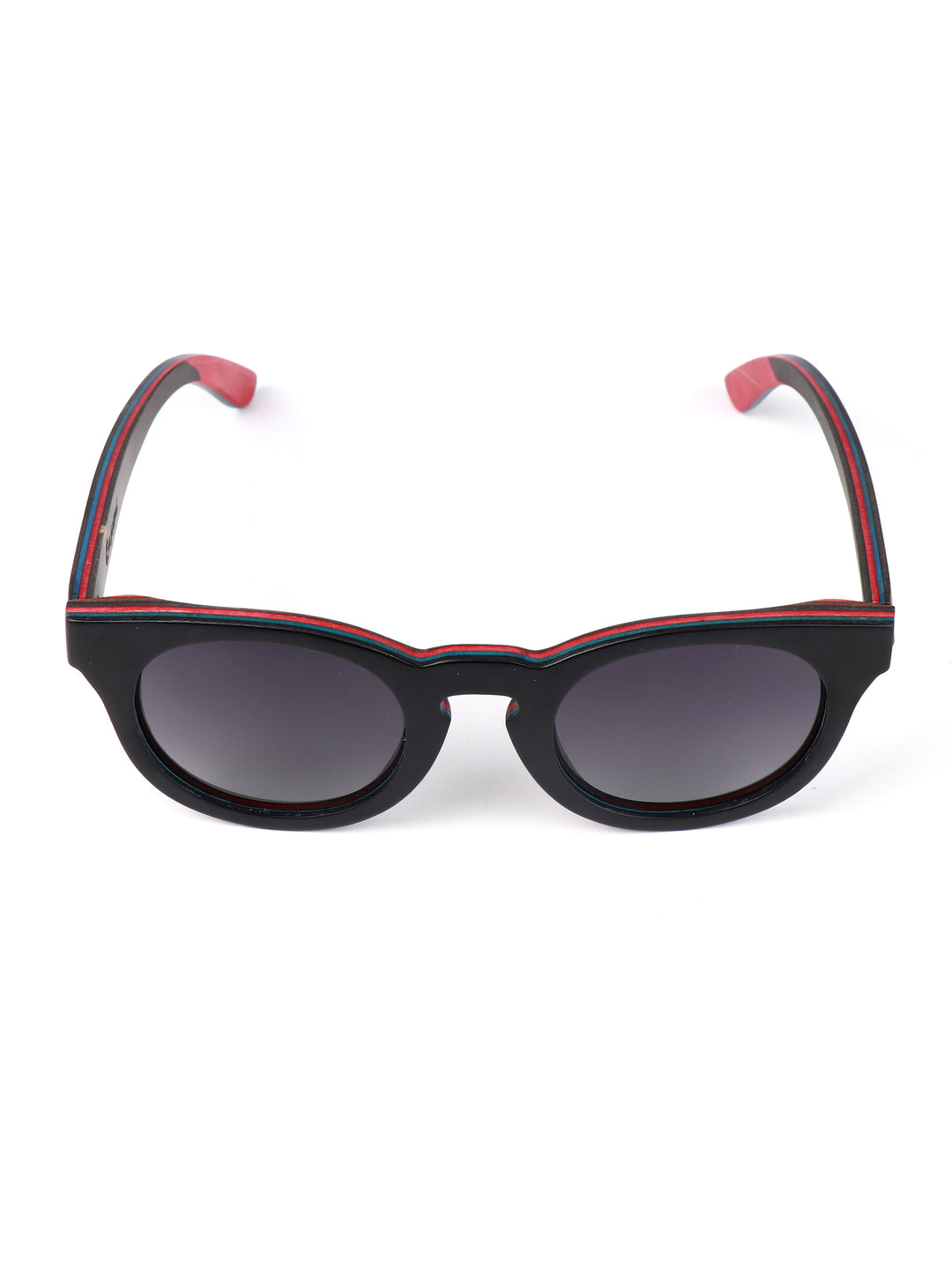 Qujami NightRider Skateboard Wood Shades – Polarized Grey Lens