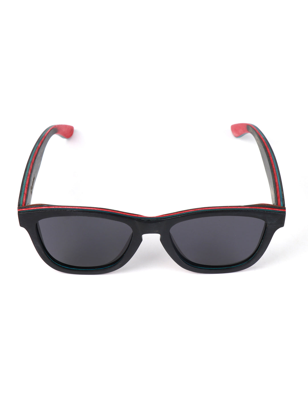 Black SkateWood Sunglasses – Dark Grey Polarized | Hada