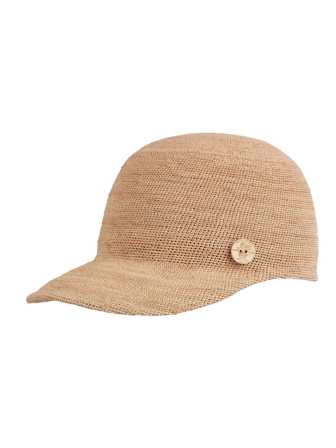 Fine embroidery Raffia Cap | Danna |Mossant Paris