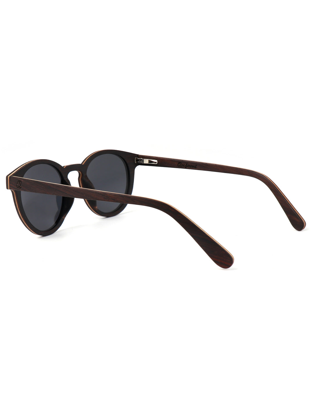 Naja Wood Sunglasses – Polarized Ebony & Rosewood Edition