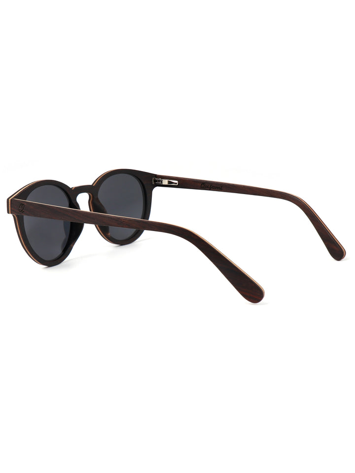 Naja Wood Sunglasses – Polarized Ebony & Rosewood Edition