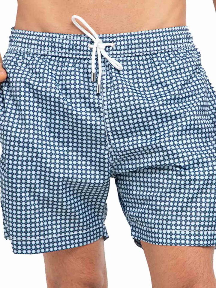 Men Swim trunks | Spin me around | Daphne blue