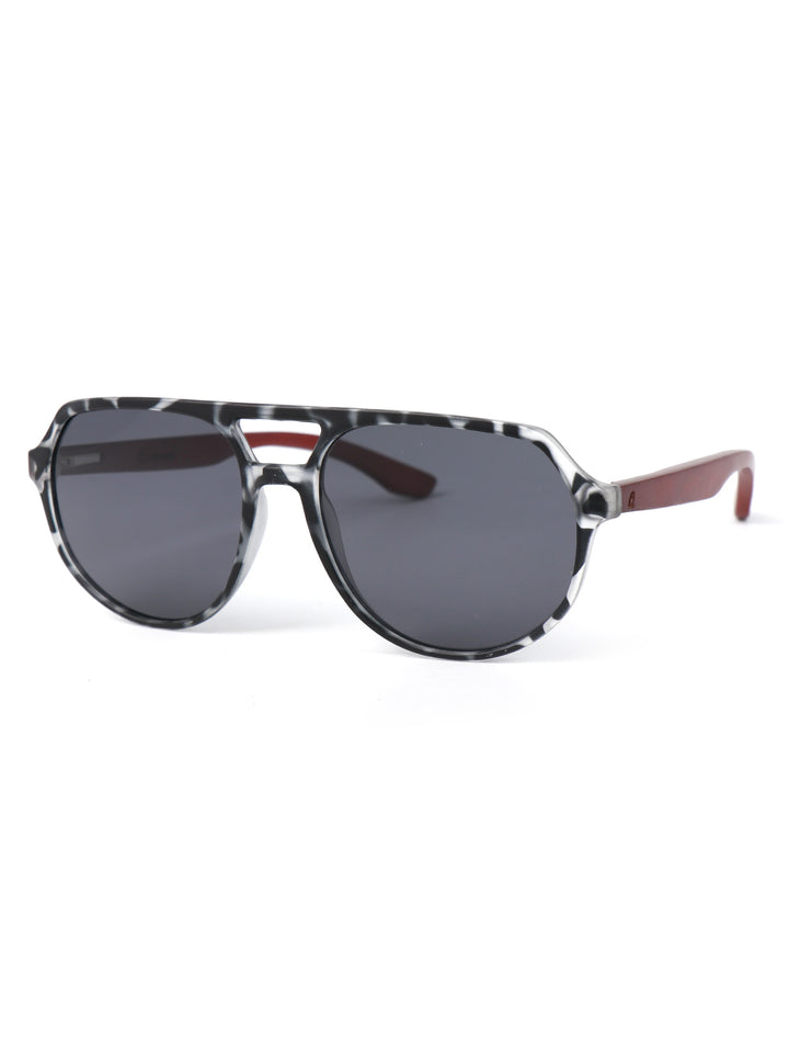 Qujami Aero Bridge Sunglasses – Matte Black x Rosewood Polarized Series