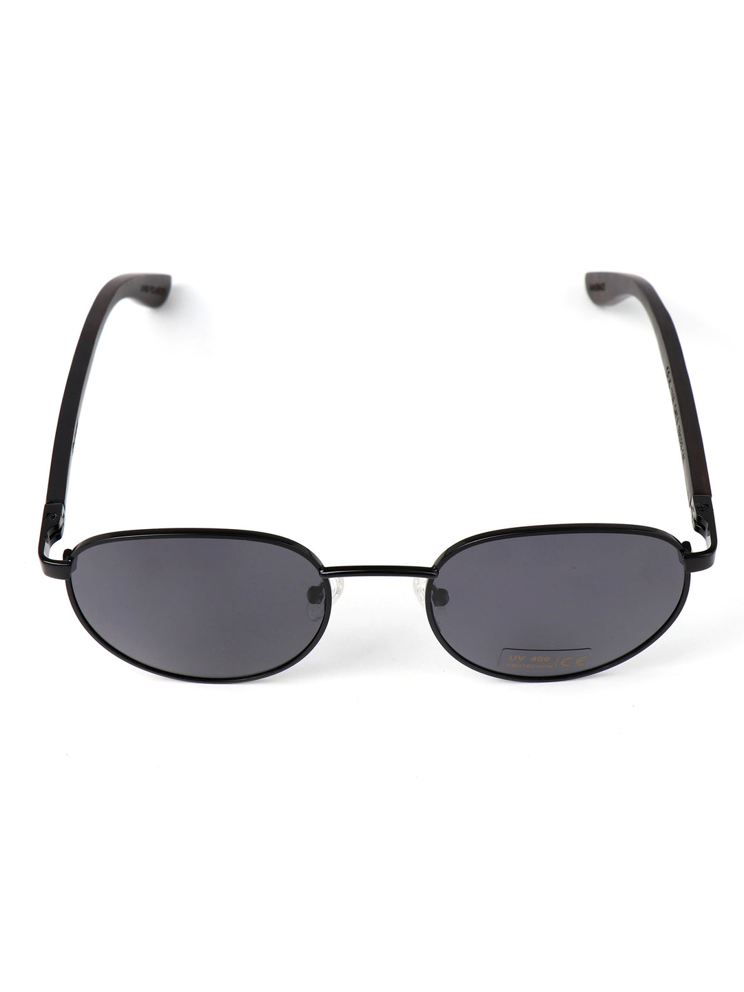 Jachai Metal x Wood Round Sunglasses – Premium Polarized Series