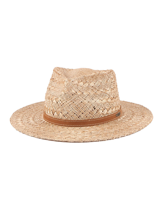 Lavina | Timeless Bao Straw Fedora hat | Mossant Paris