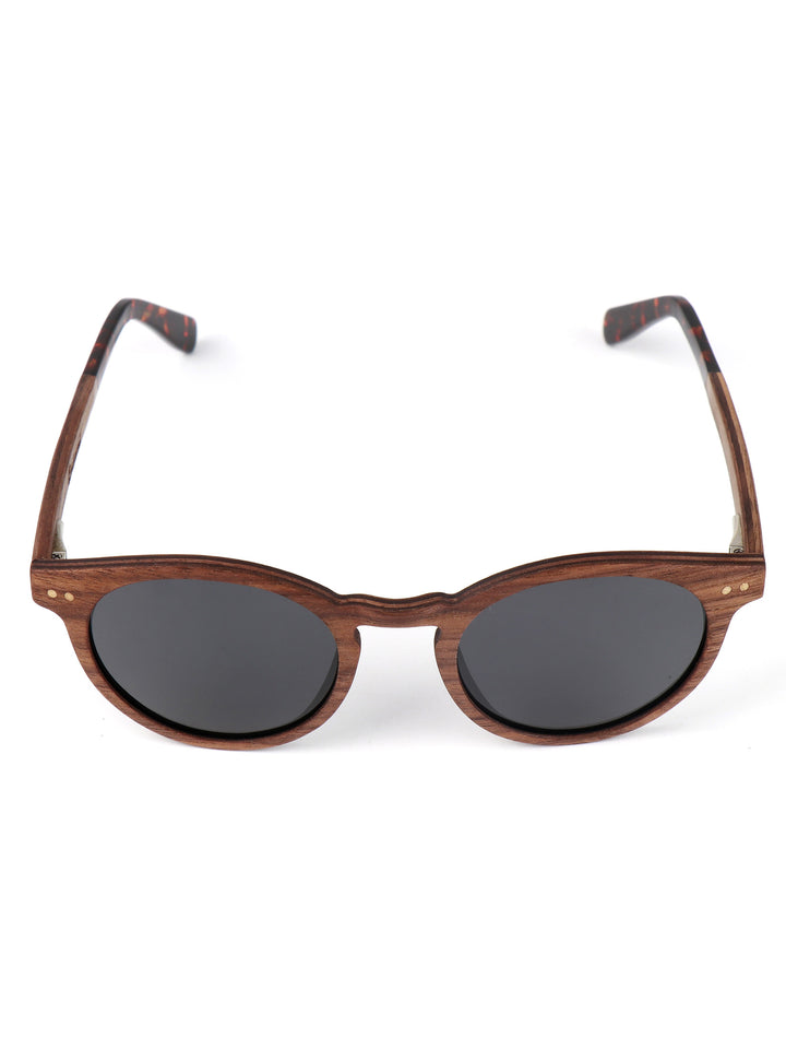 Naja Wood Sunglasses – Polarized Ebony & Rosewood Edition