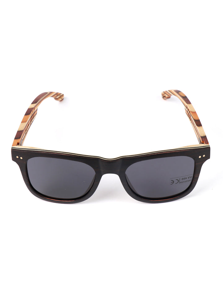 Ifan - Multi-Layer Wood Sunglasses Series – Ebony Laminate Polarized Shades