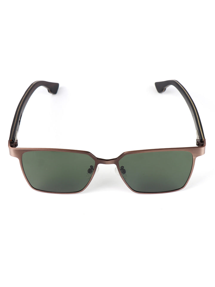 Qujami AURION & SOLARIS – Bronze Metal x Wood Sunglasses
