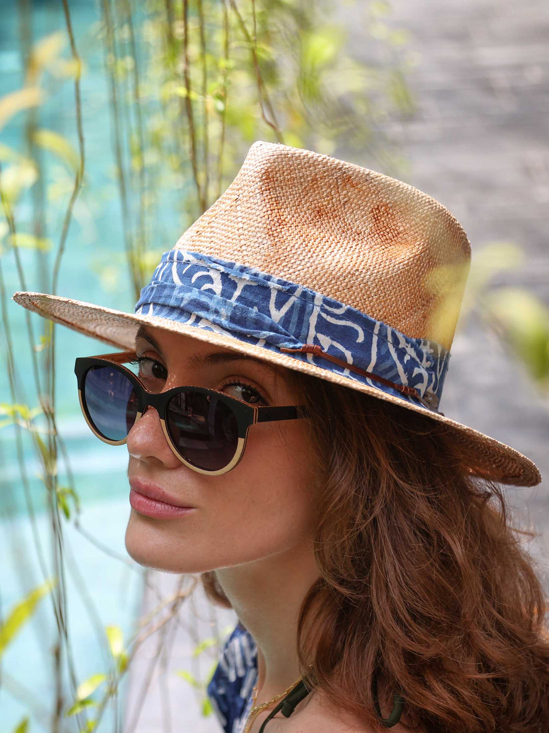 Ianto | 100% Baostraw  Fedora hat | Mossant Paris