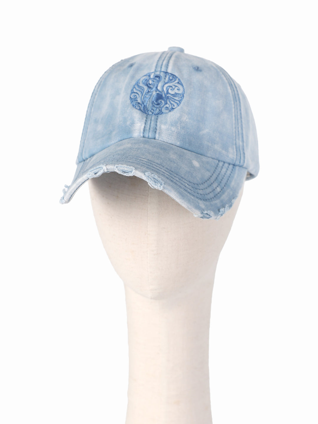 Qujami Logo Cap – Washed Cotton, Distressed Finish