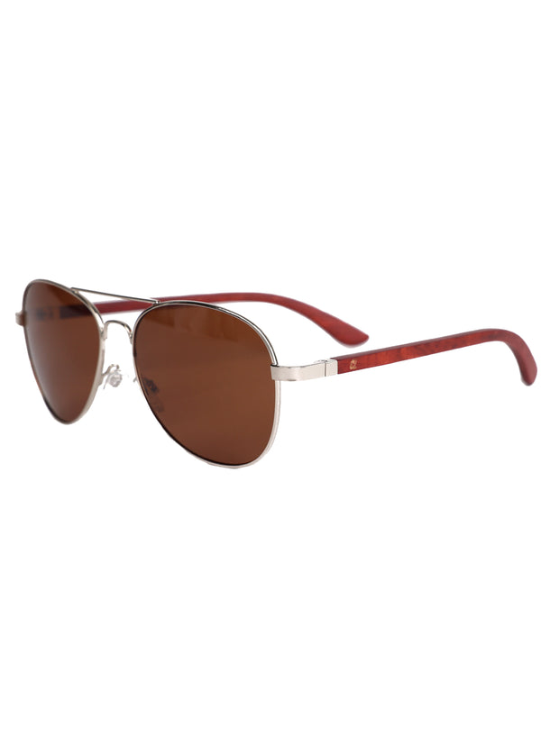 Classic Aviator sunglasses | Wood x Metal Sunglasses | Bay