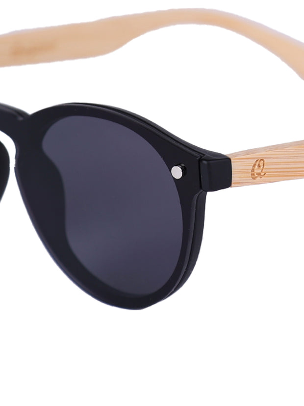 Du | Wood x Acetate Keyhole Sunglasses