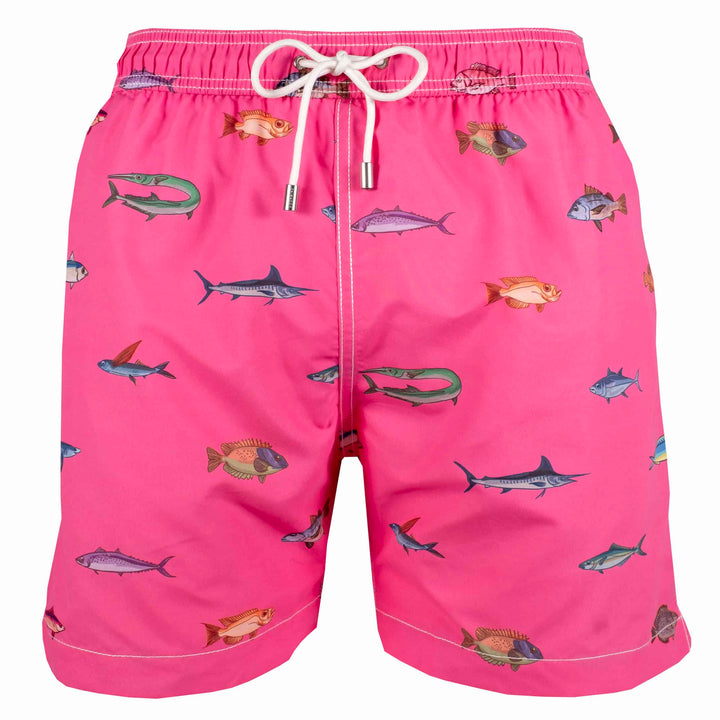 Men Swim trunk | Fishology |  Hot Pink