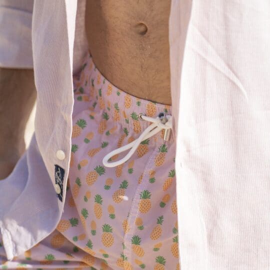 Men Swim trunks | Door Pine | Azalea Pink