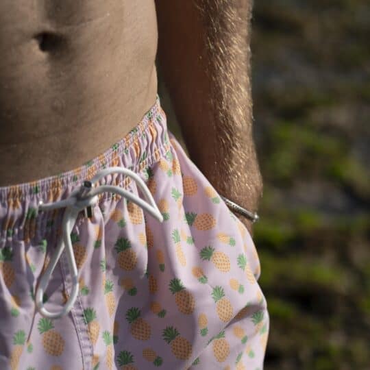 Men Swim trunks | Door Pine | Azalea Pink