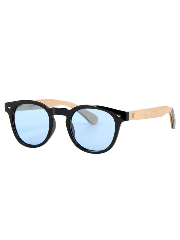 Wayfarer Wood x Acetate Sunglasses | Premium Polarized Lenses | Cove