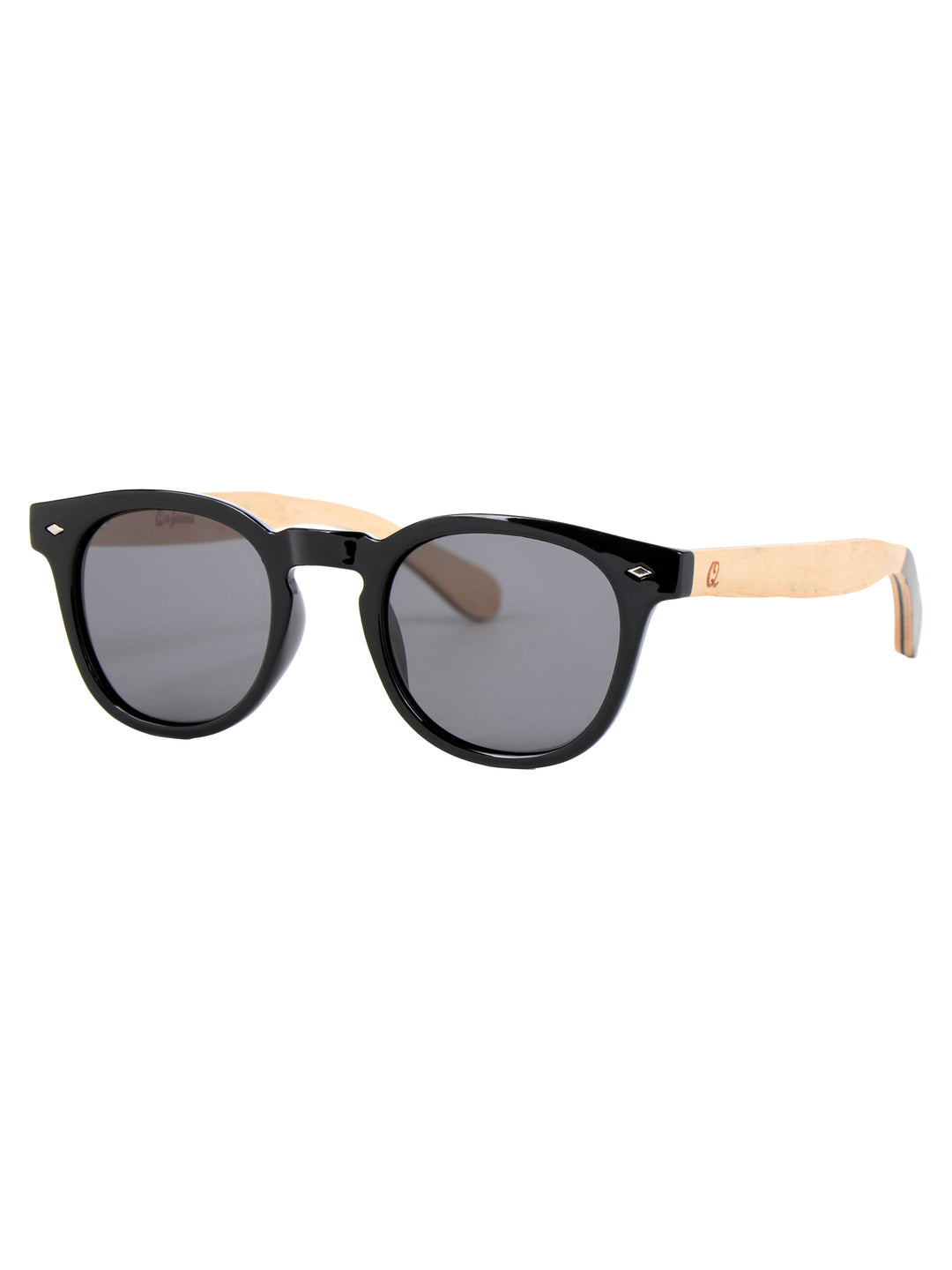 Wayfarer Wood x Acetate Sunglasses | Premium Polarized Lenses | Cove