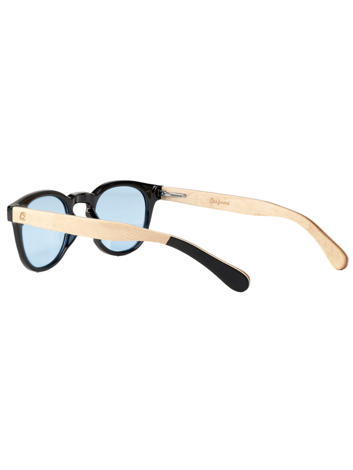 Wayfarer Wood x Acetate Sunglasses | Premium Polarized Lenses | Cove