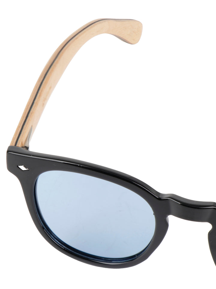 Wayfarer Wood x Acetate Sunglasses | Premium Polarized Lenses | Cove