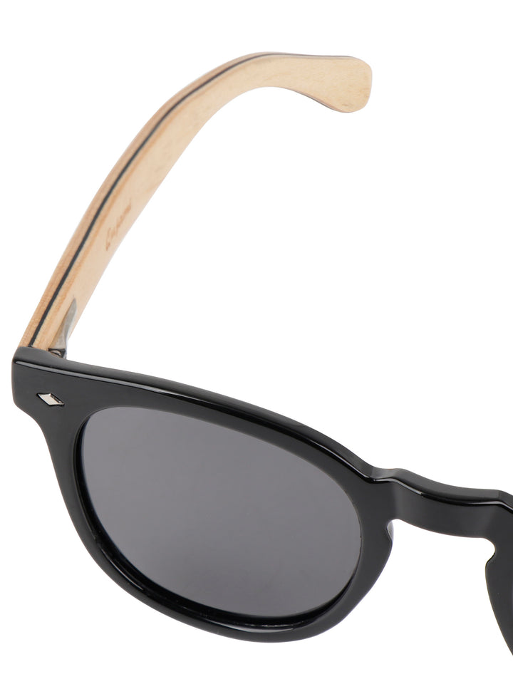 Wayfarer Wood x Acetate Sunglasses | Premium Polarized Lenses | Cove