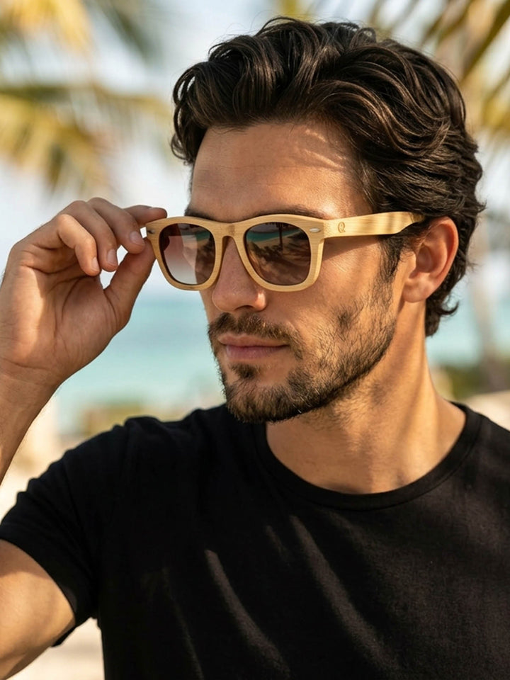 Nadda Bamboo Sunglasses – Polarized Nature Series