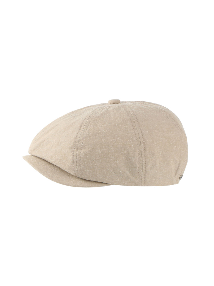 Romain Gatsby Flat Cap – Cotton, Silk & Linen Blend | Mossant Paris
