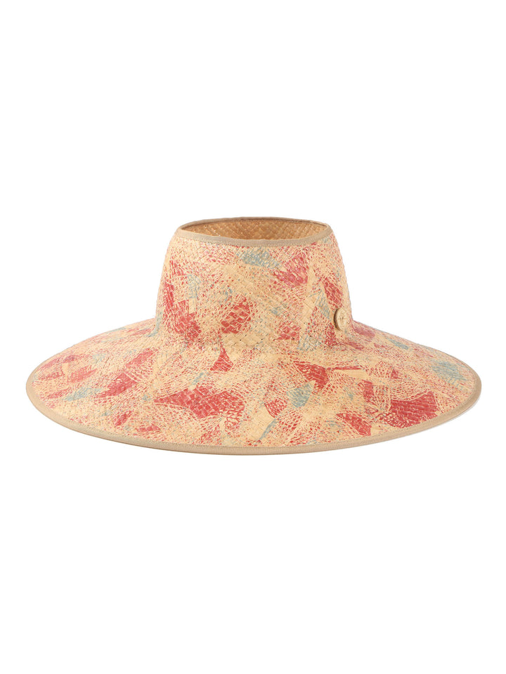 Color Sun Visor - Handcrafted Raffia Straw | Mossant Paris