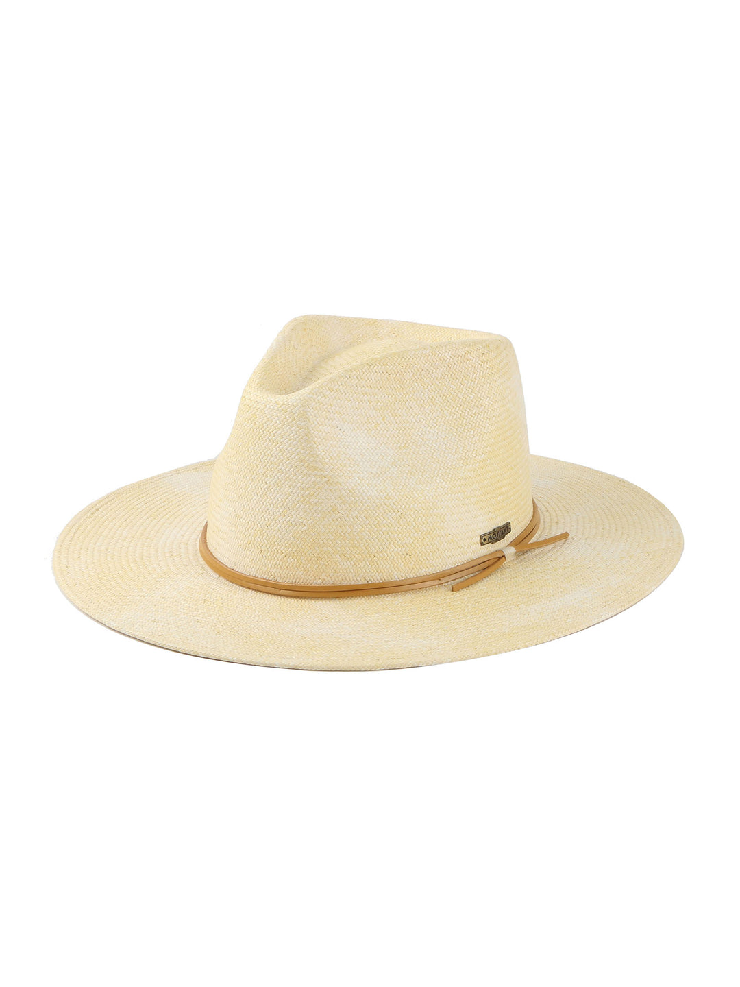Sadayo – Hand-Dyed Boho Straw Fedora Hat by Mossant