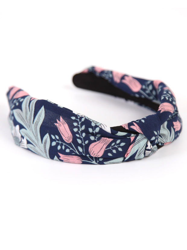 Knotted headband | Chiffon floral