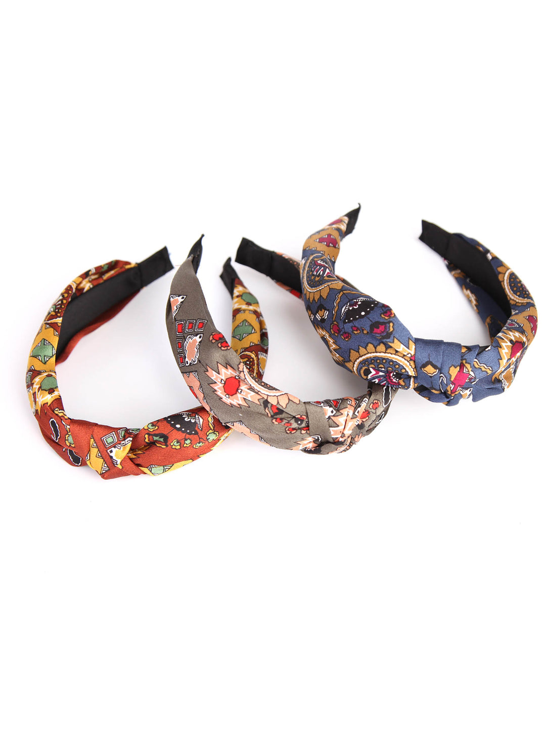 Knotted headband | Vintage printed scarf