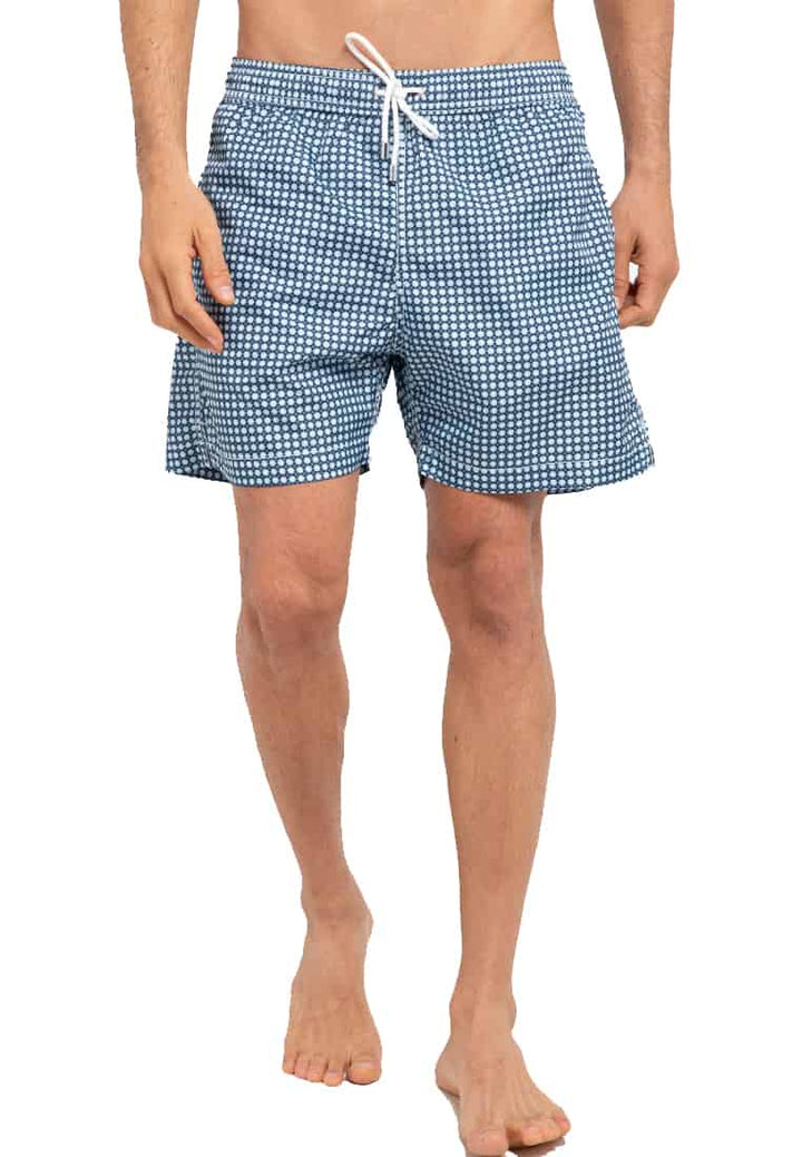 Men Swim trunks | Spin me around | Daphne blue