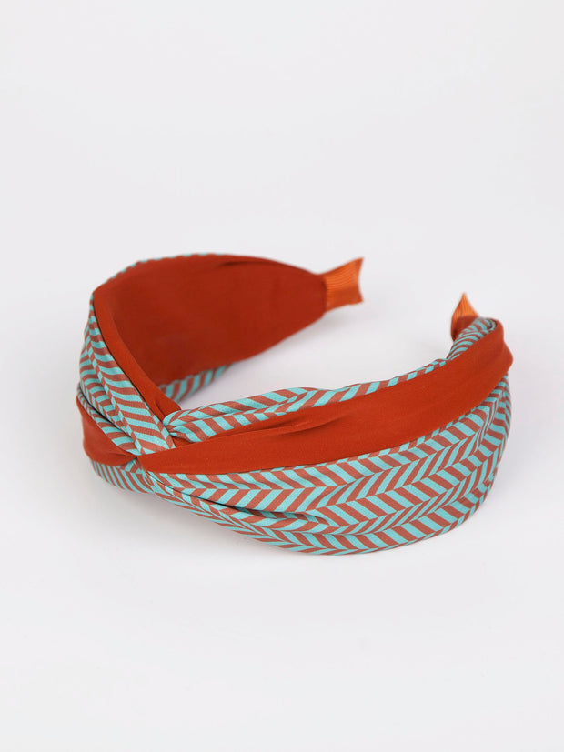 Twist headband | Herringbone