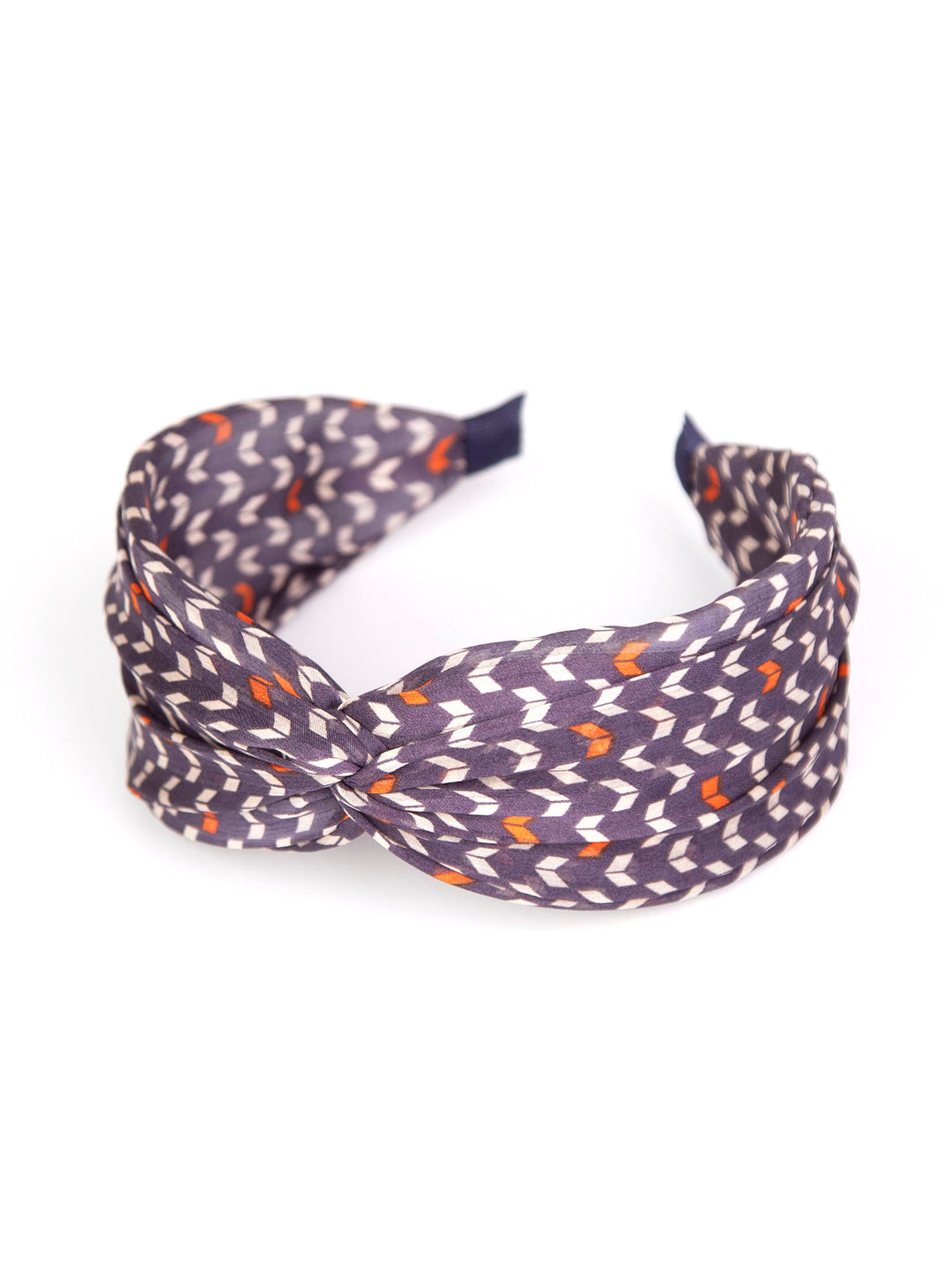 Twist headband | Chiffon arrow print