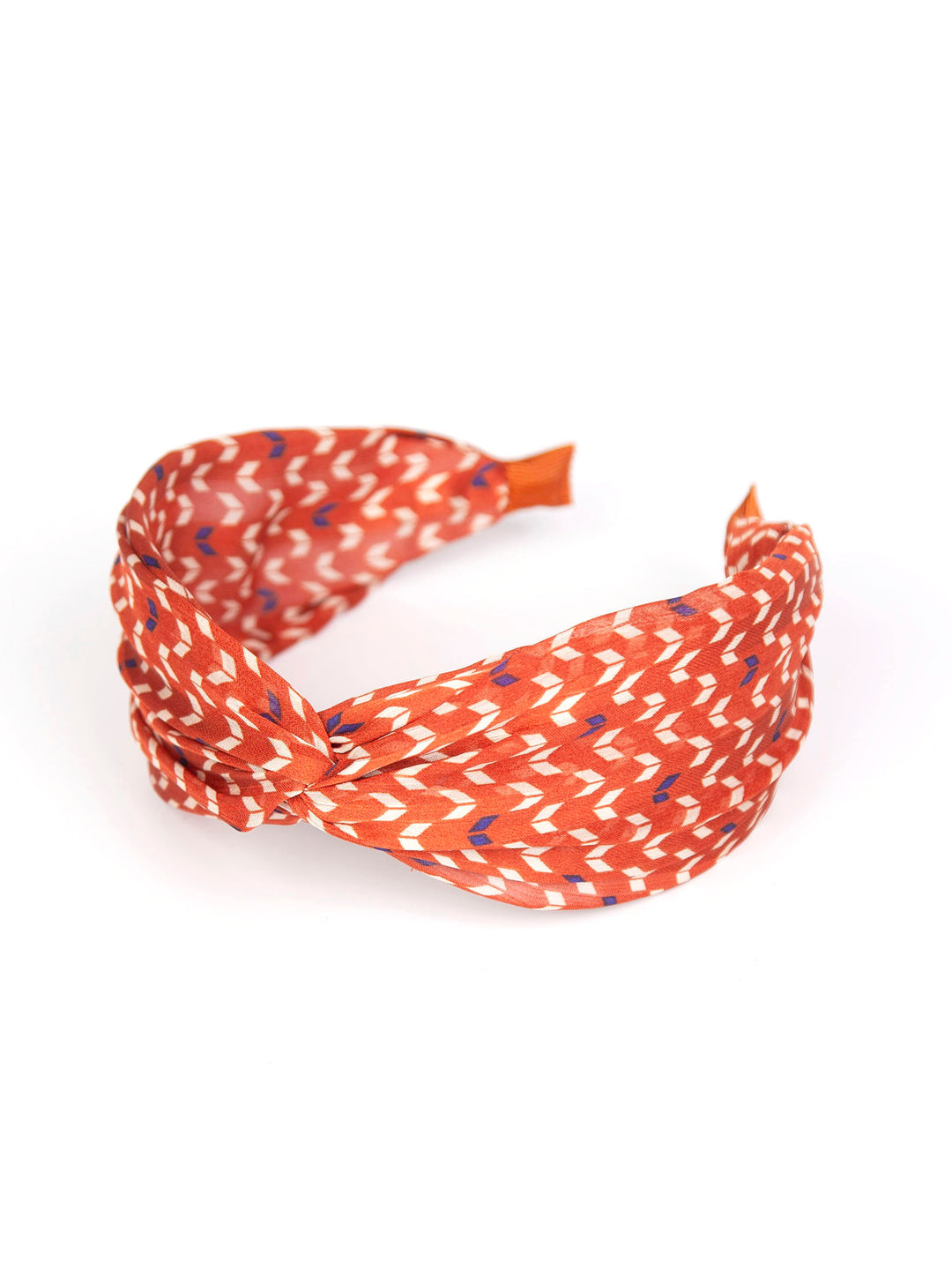 Twist headband | Chiffon arrow print